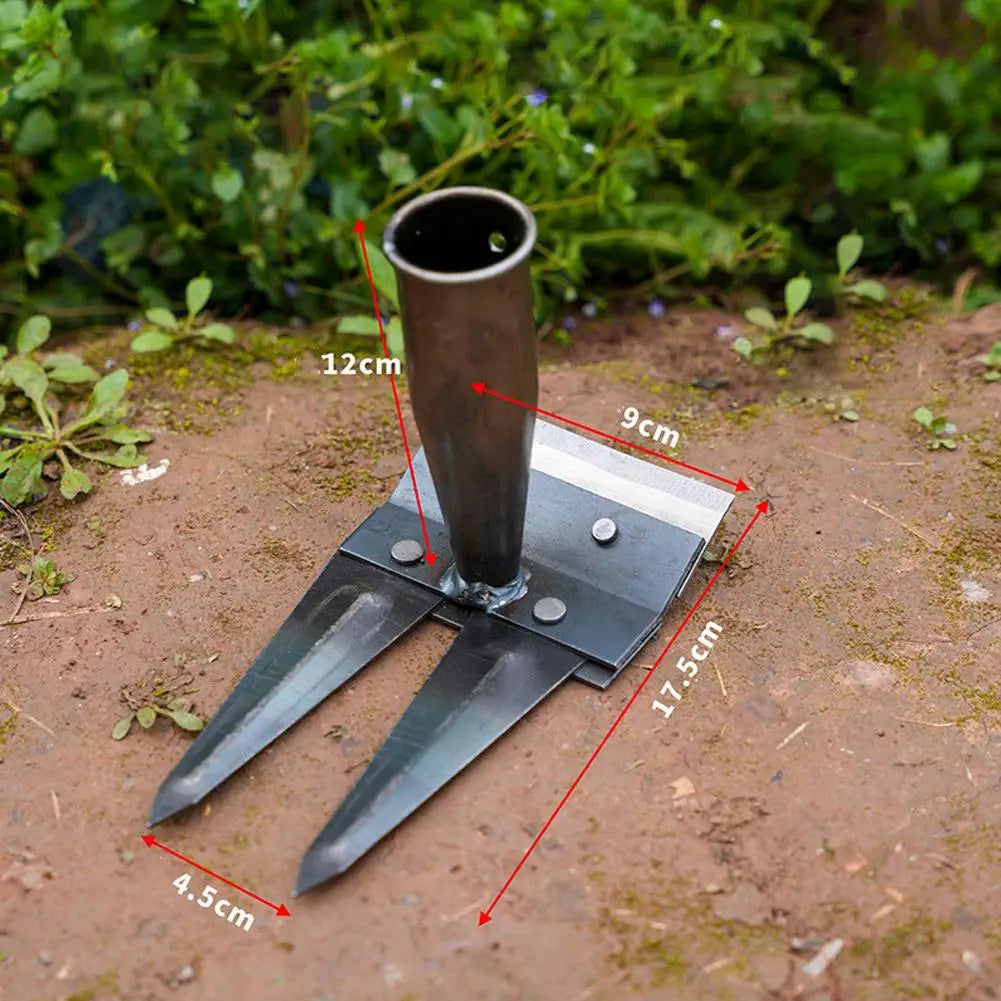 Heavy-Duty Steel Garden Hand Weeding Rake