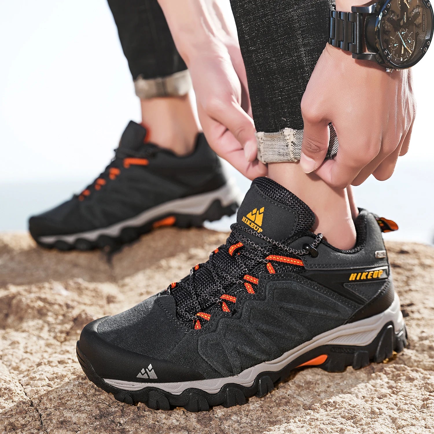 Men's High Quality Leather Hiking Shoes