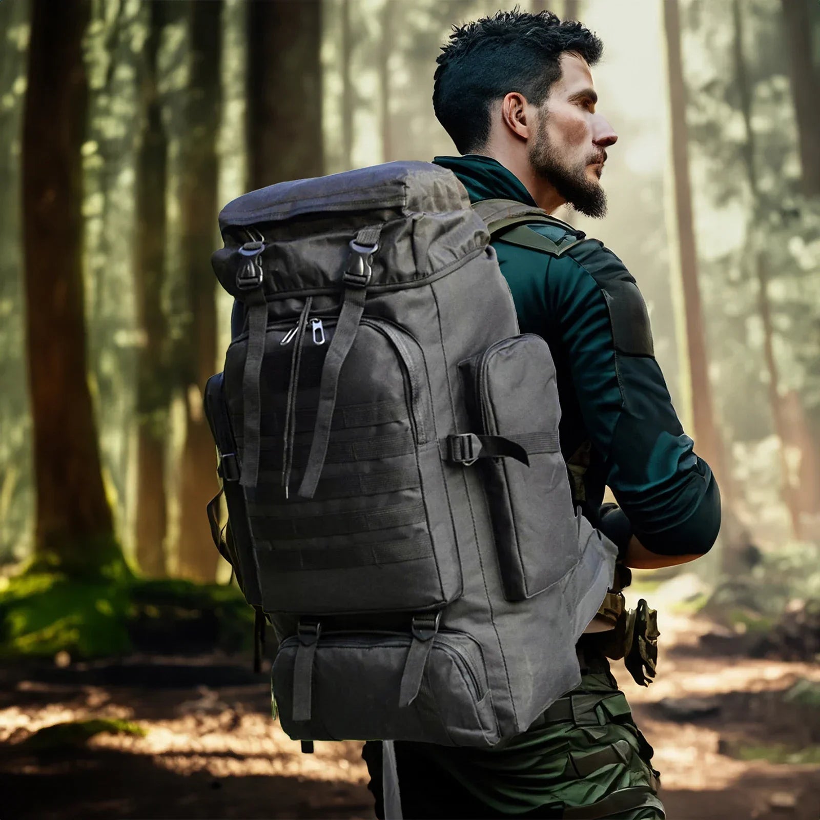 80L/100L Mountaineering Tactical Backpack