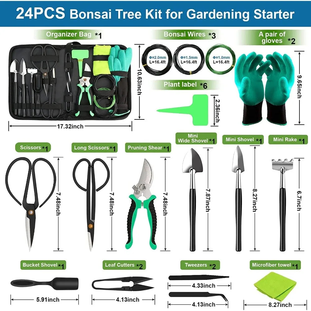 24 PCS Bonsai Tree Kit