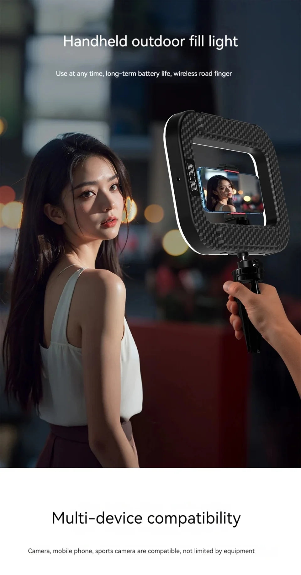 LED Rechargeable Ring Light