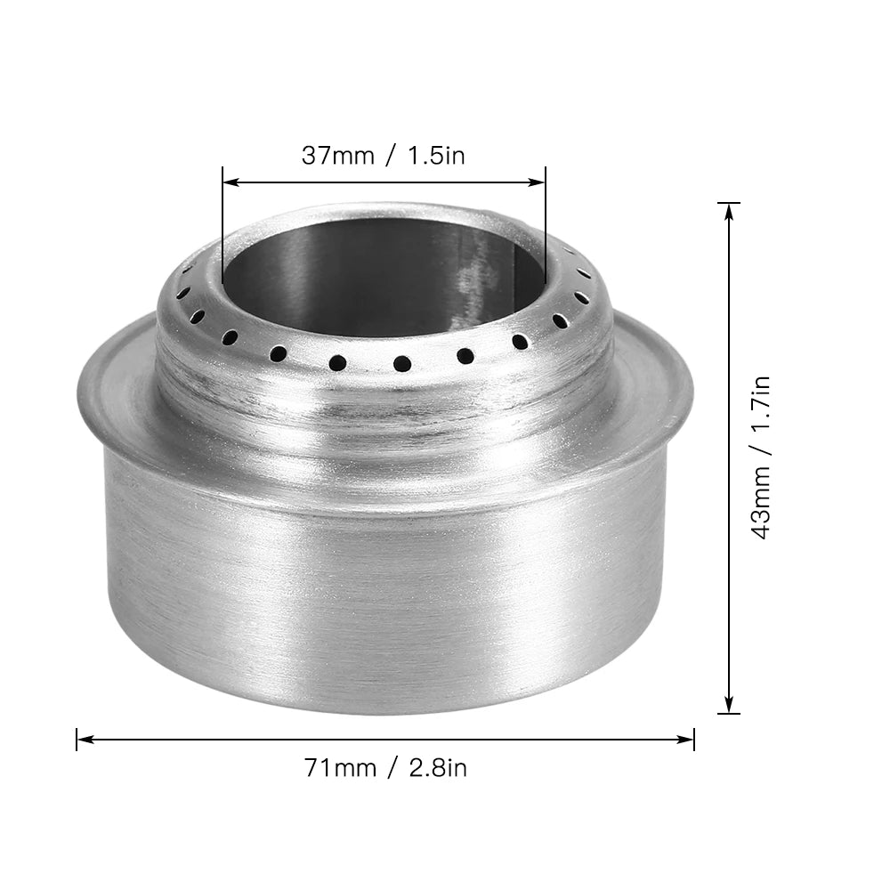 Portable Mini Aluminum Alloy Alcohol Stove