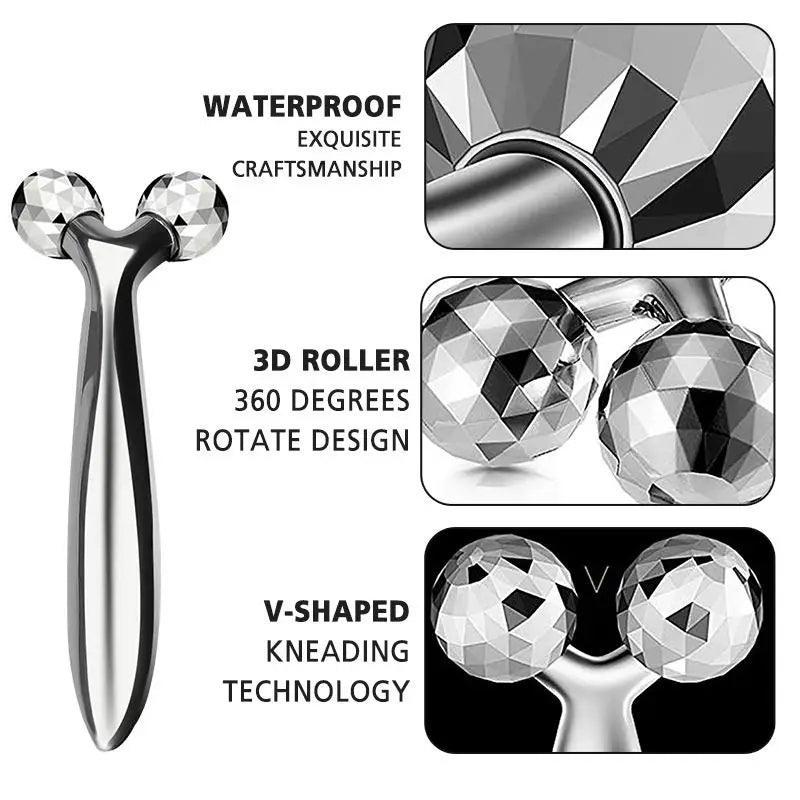 3D Y-shaped Facial Massage Roller