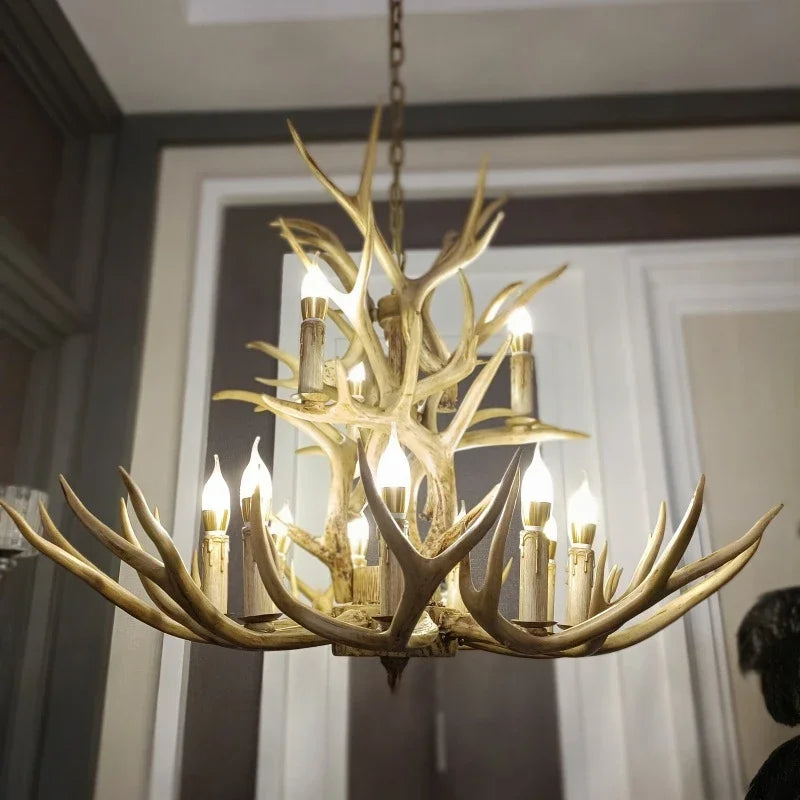 American Deer Antler Chandelier