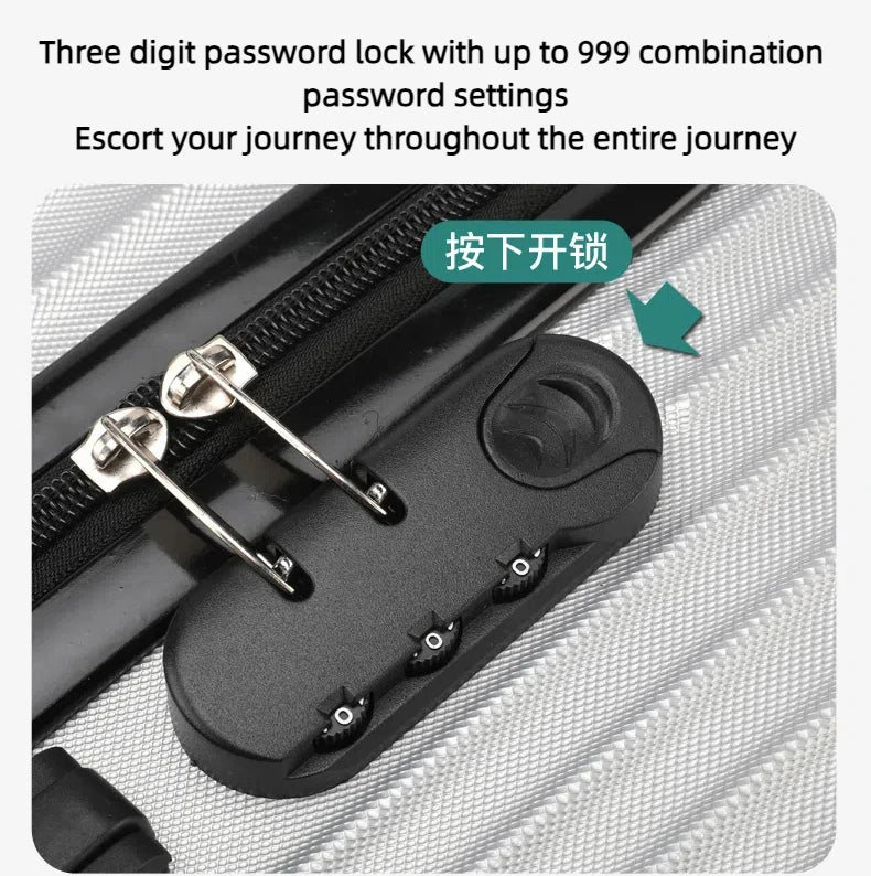 360-degree Rotating Waterproof Luggage