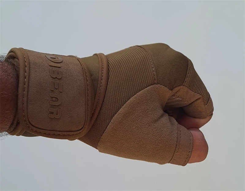 Half Finger Bodybuilding Gym Gloves