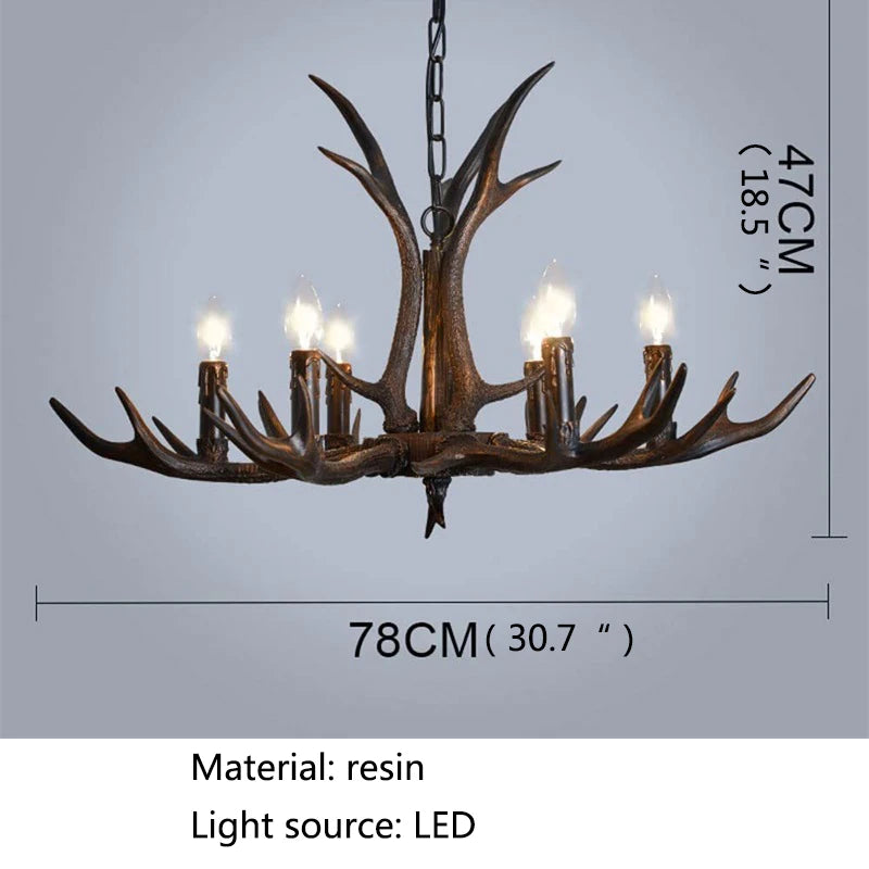 Nordic Antler Pendant Light