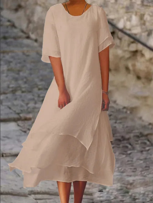 Women's Spring Long Irregular Dress