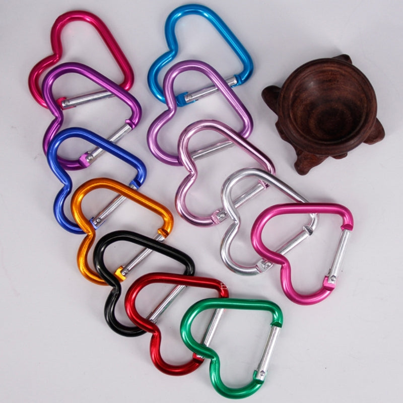 Aluminum Outdoor Star Shaped Spring Locking Carabiner Clip