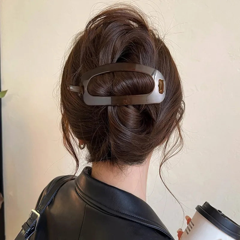 Oval Hollow Hairgrips