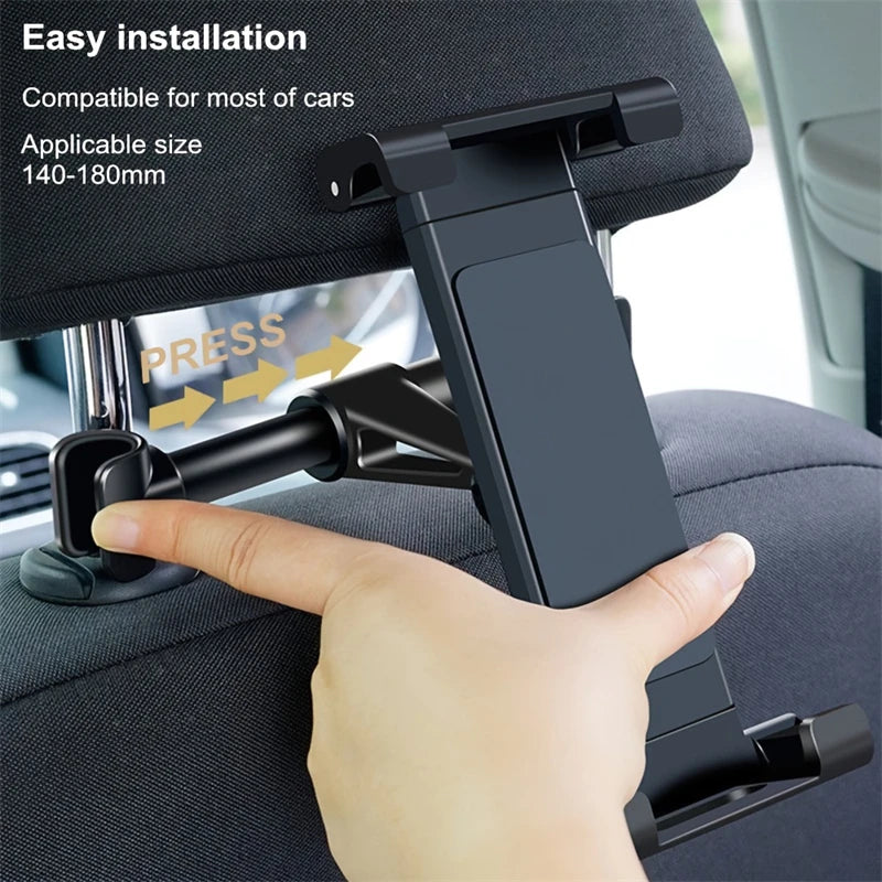 Universal Car Tablet Holder Back Seat Headrest Mount