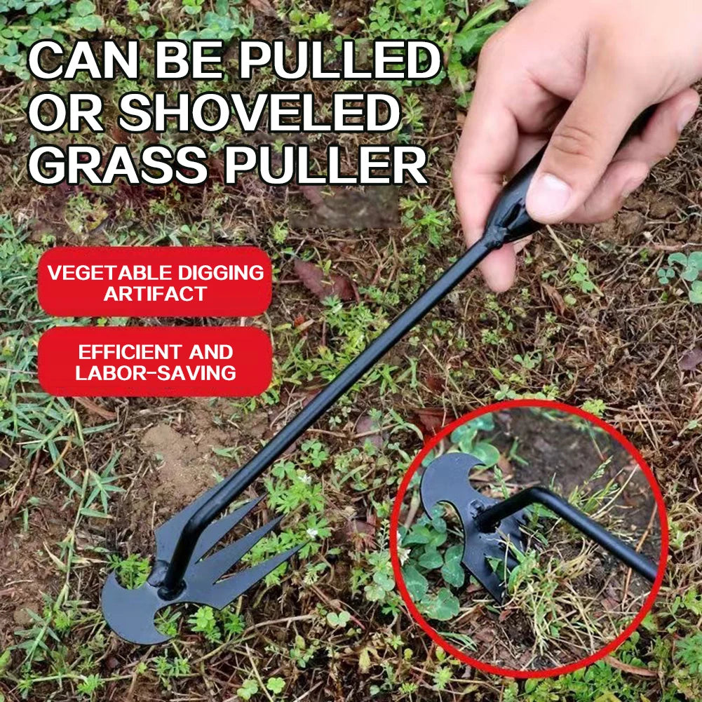 Double Side Heavy Duty Dual-Head Weeding Tool