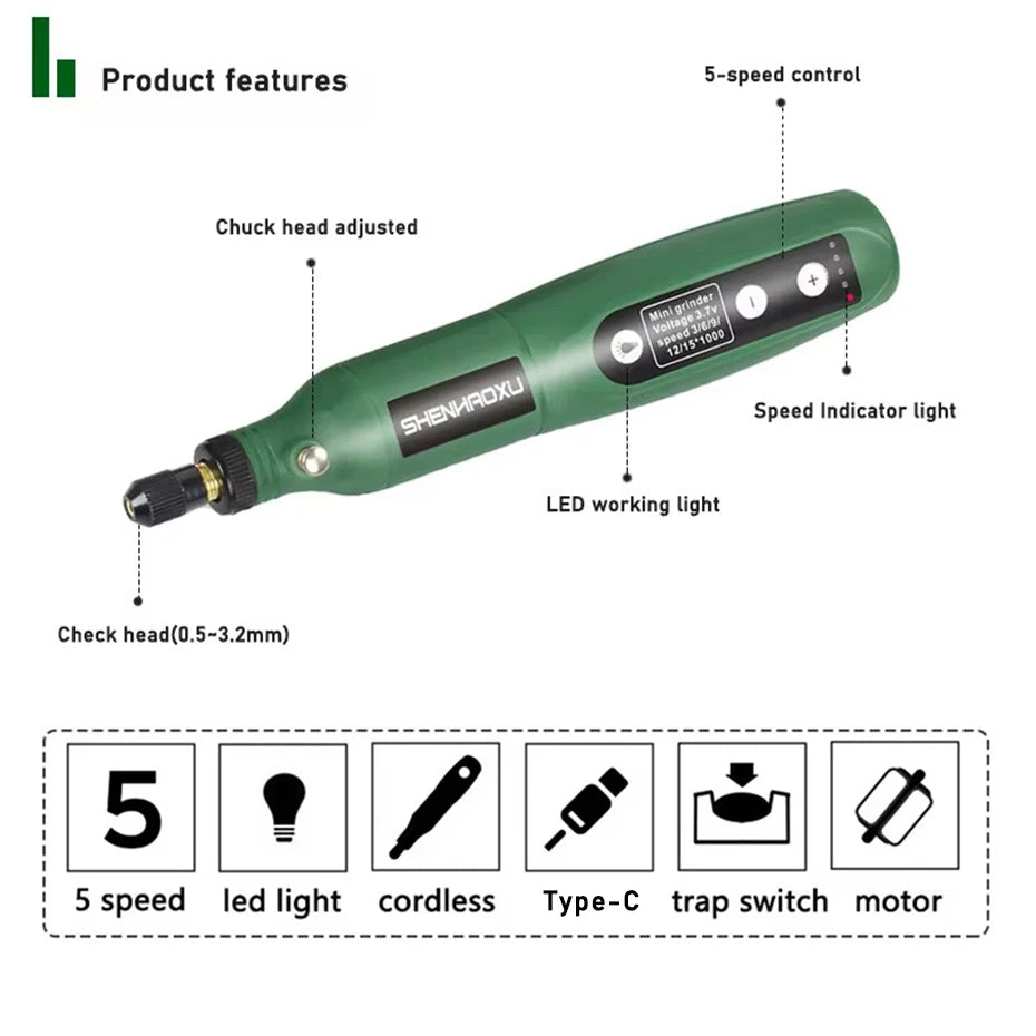Cordless Grinder Electric Drill