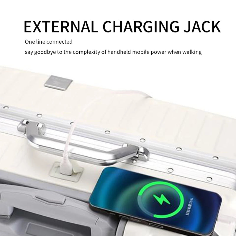 Aluminum Frame Rolling Luggage Case