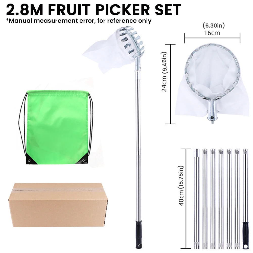 Fruit Picker Pole with Storage Bag