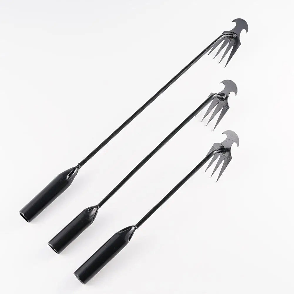 Garden Rake Manual Weed Grass Rooting Puller Shovel