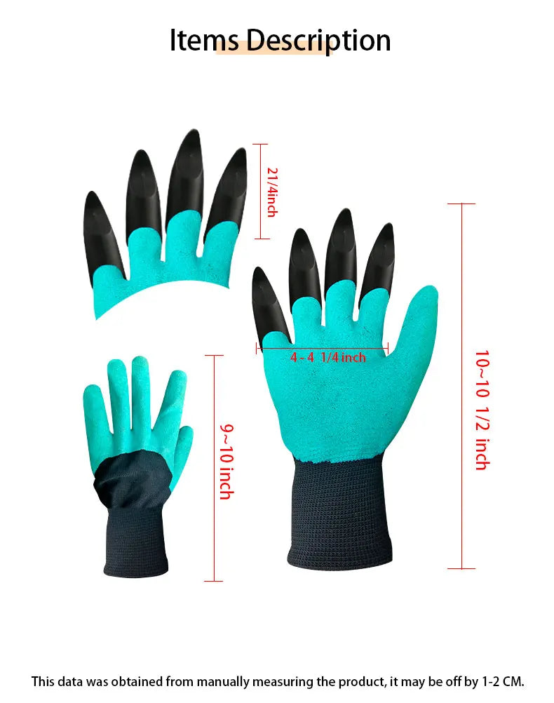 Garden Gloves with Claws