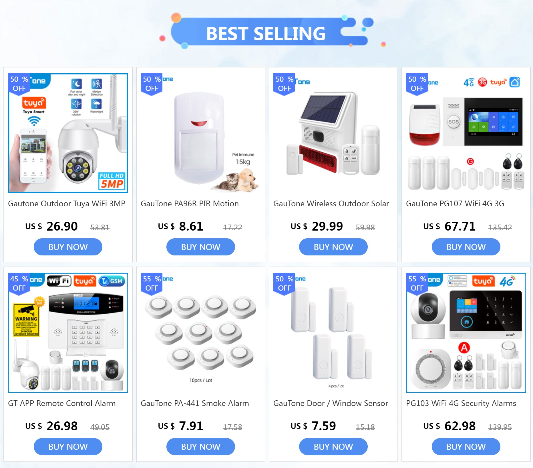 Security Wifi GSM Alarm Systems