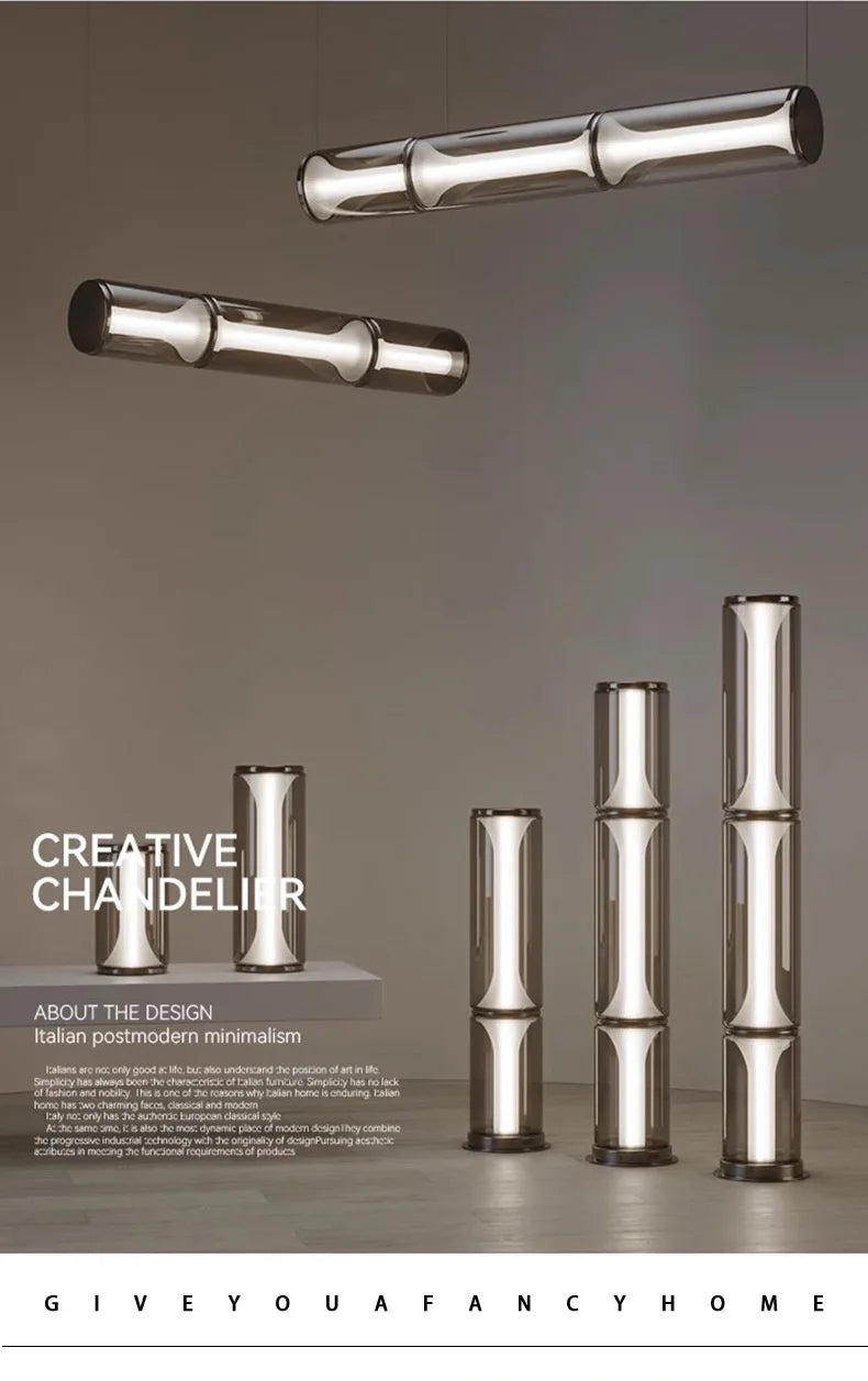 Glass Floor Lamp