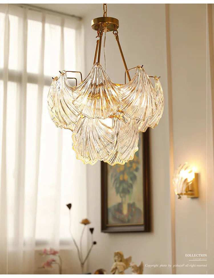 France Retro Pendant Crystal Chandelier