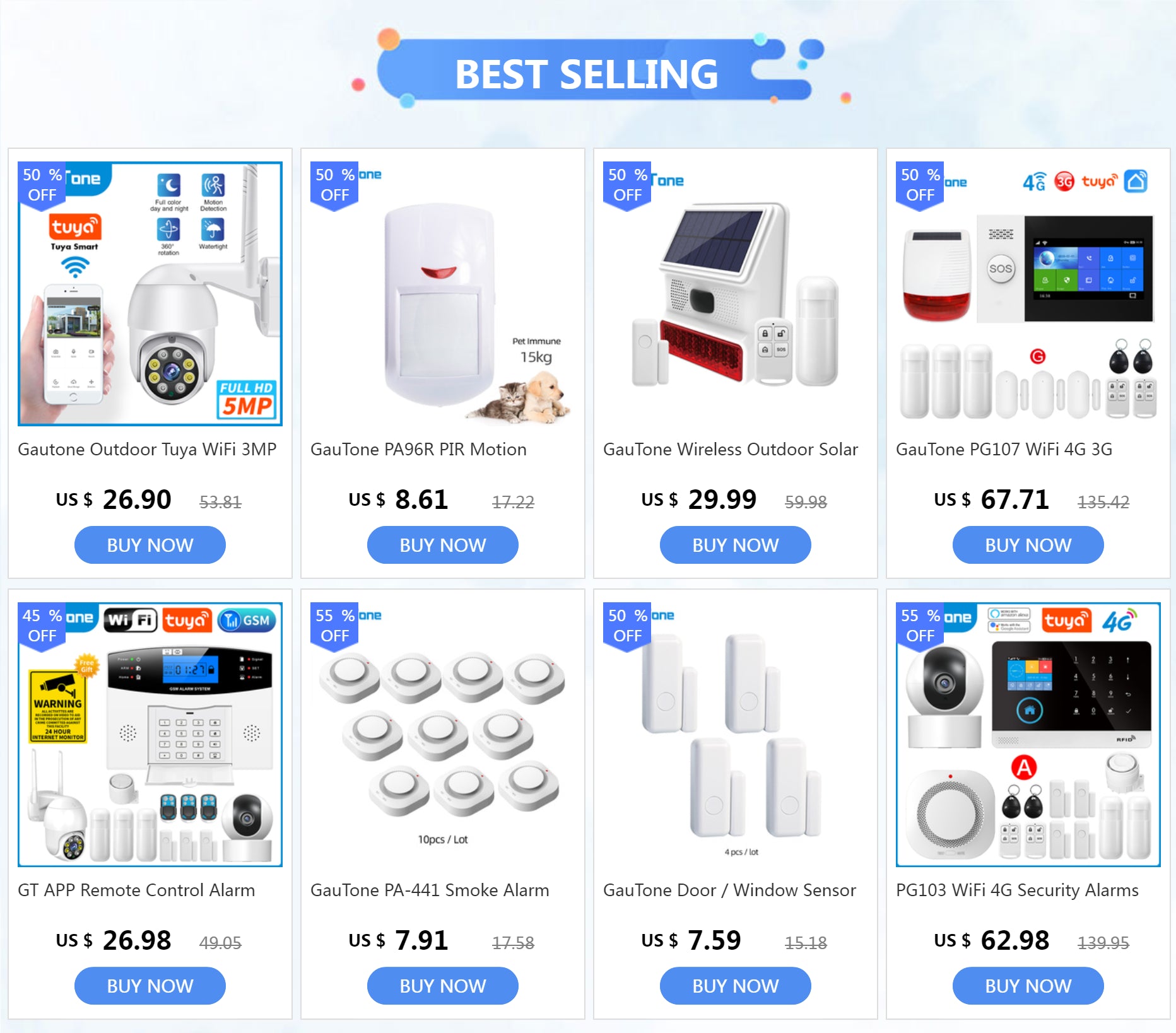 Security Wifi GSM Alarm Systems