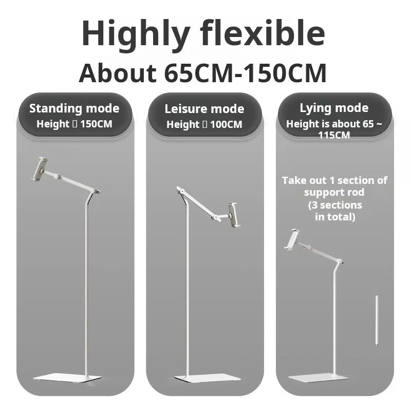 Adjustable Floor Stand for IPhone & IPad