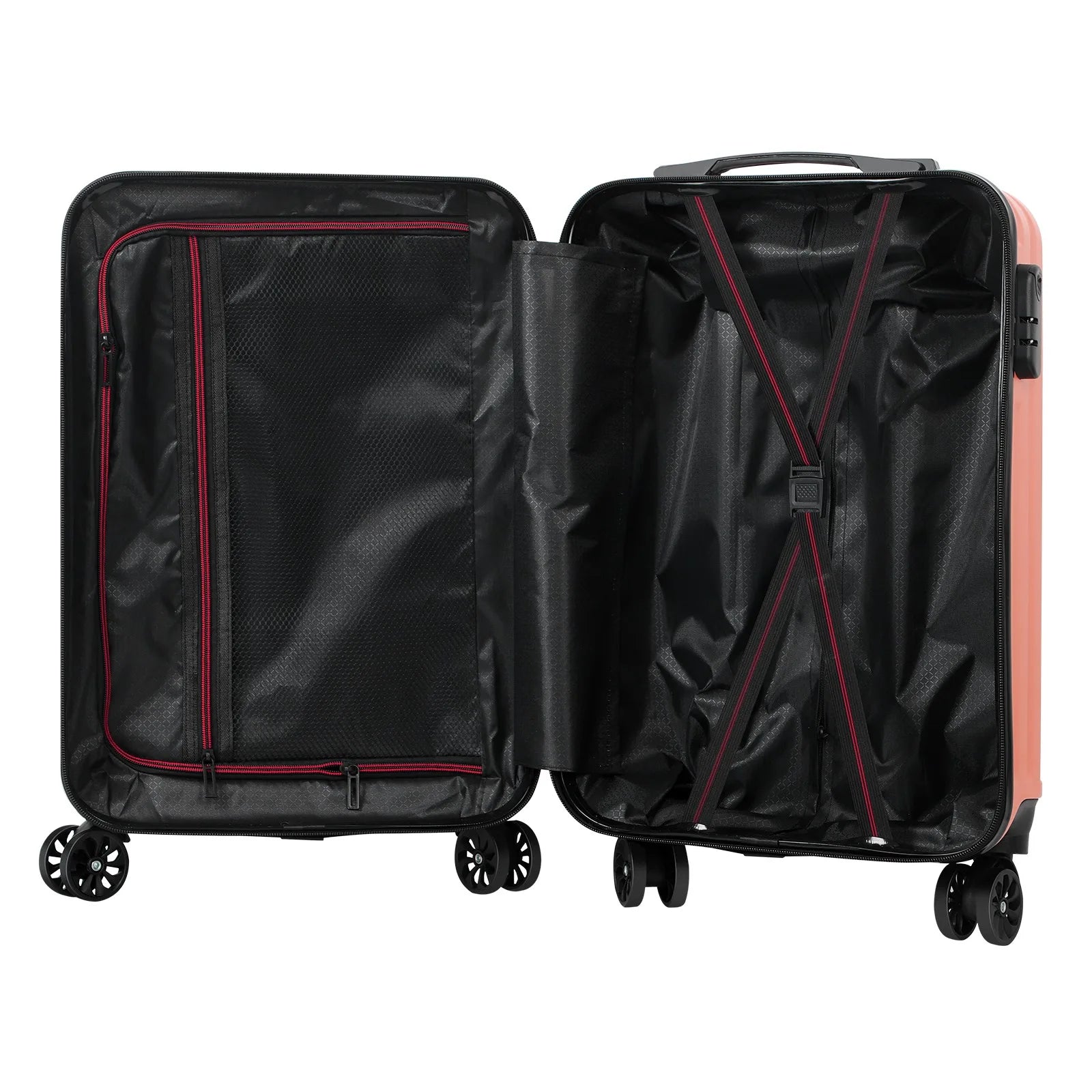 Lockable luggage suitcase
