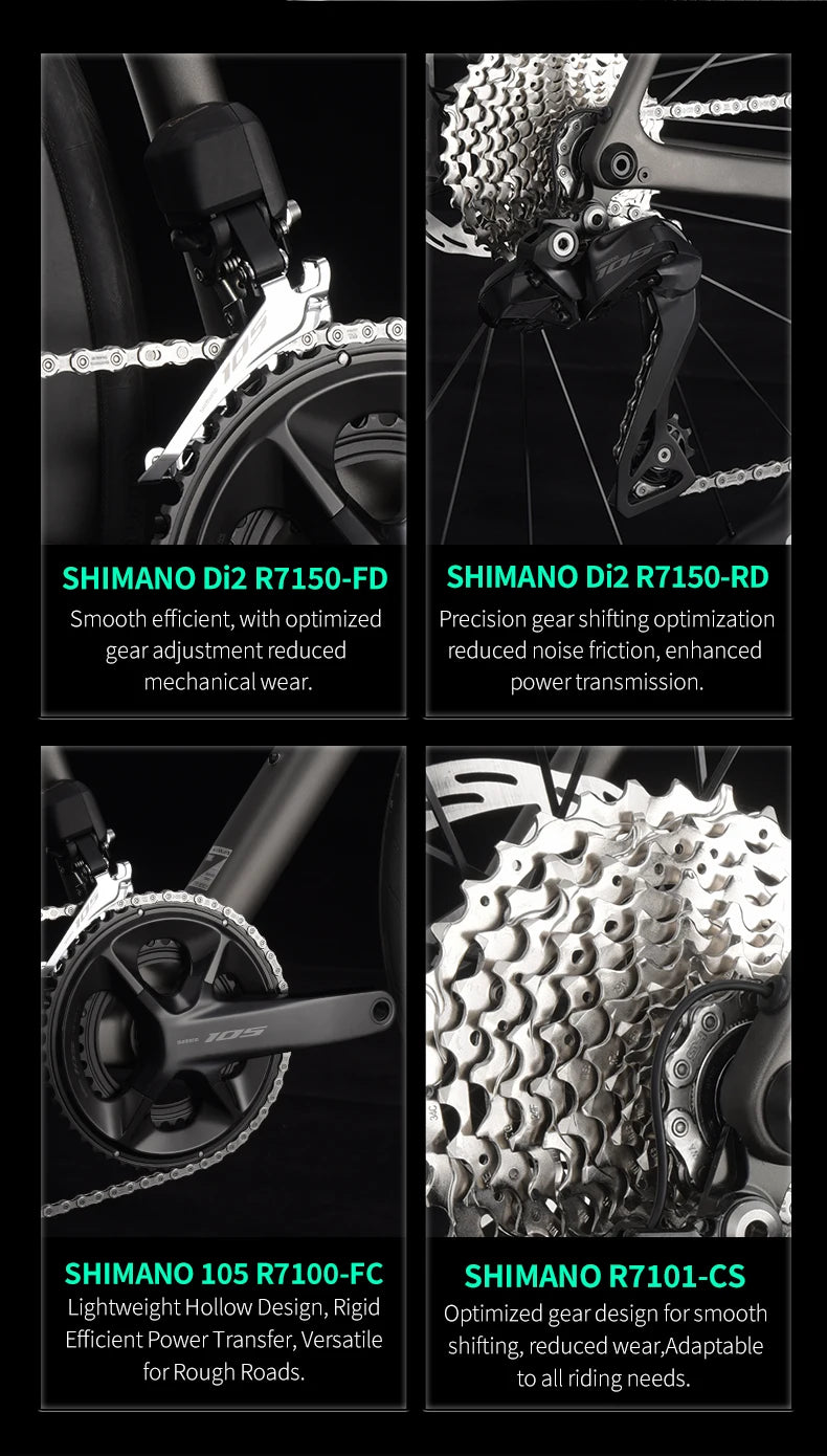 Full Carbon E-Shift Road Bike