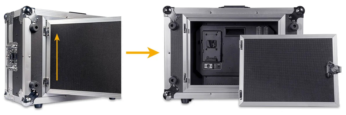 Portable Carry-on Multi-camera Director Monitor