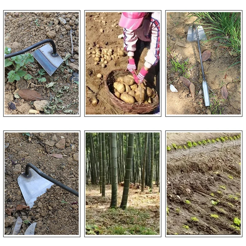All-steel Hardened Hollow Hoe Weeding Rake