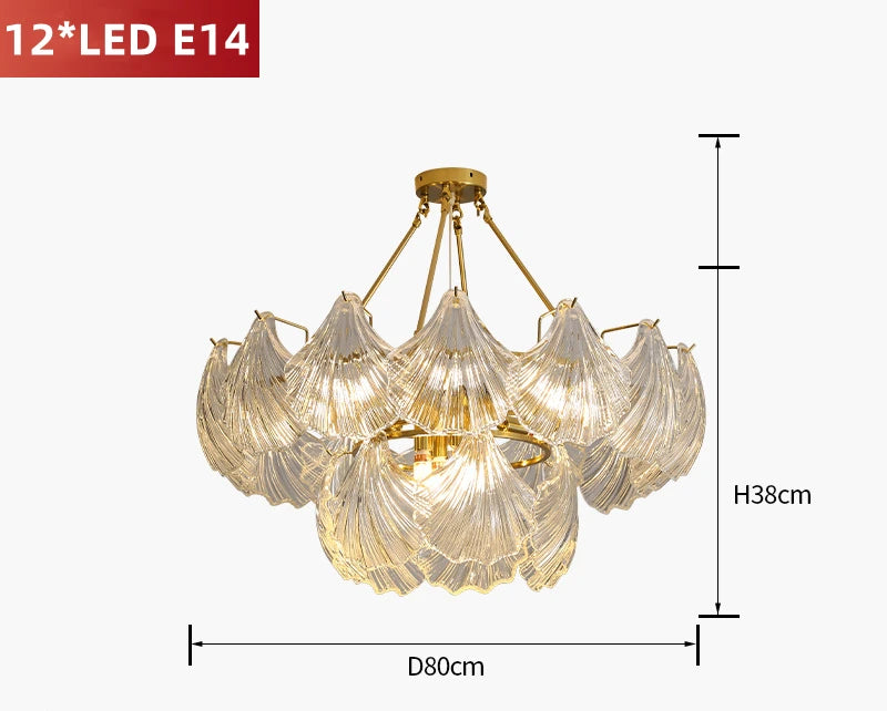 France Retro Pendant Crystal Chandelier
