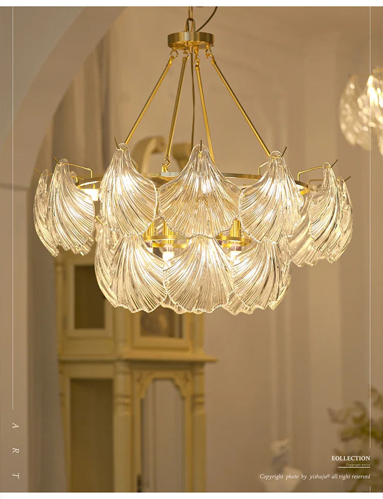 France Retro Pendant Crystal Chandelier