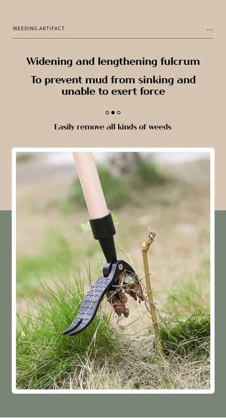 Stand Up Weed Puller Tool
