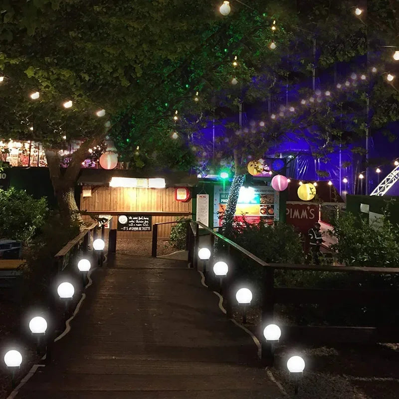 Outdoor Solar Powered LED Bulb Lamp