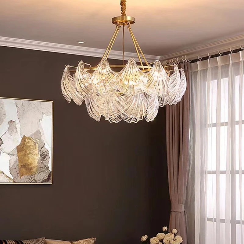 France Retro Pendant Crystal Chandelier