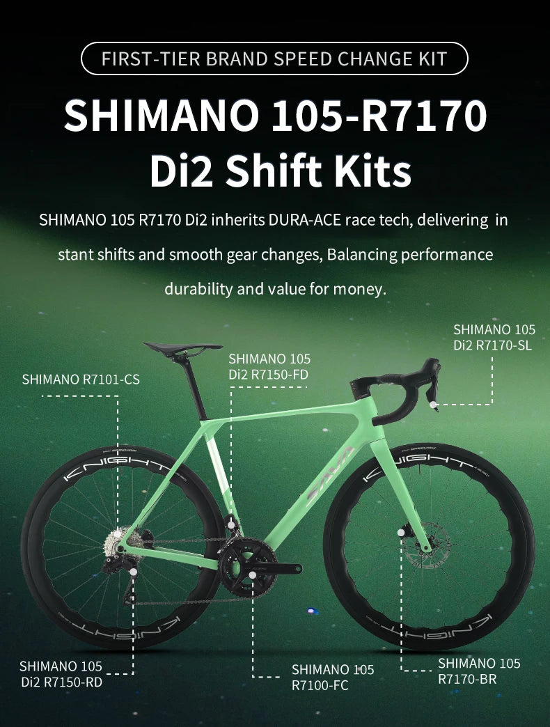Full Carbon E-Shift Road Bike