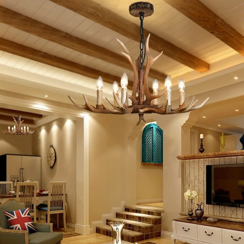 Nordic Antler Pendant Light