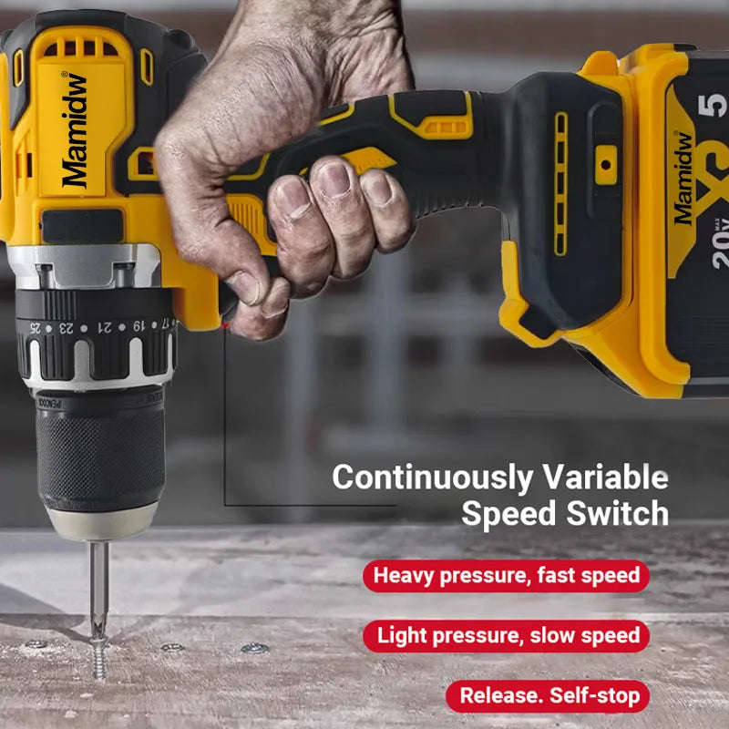 Brushless Impact Electric Drill