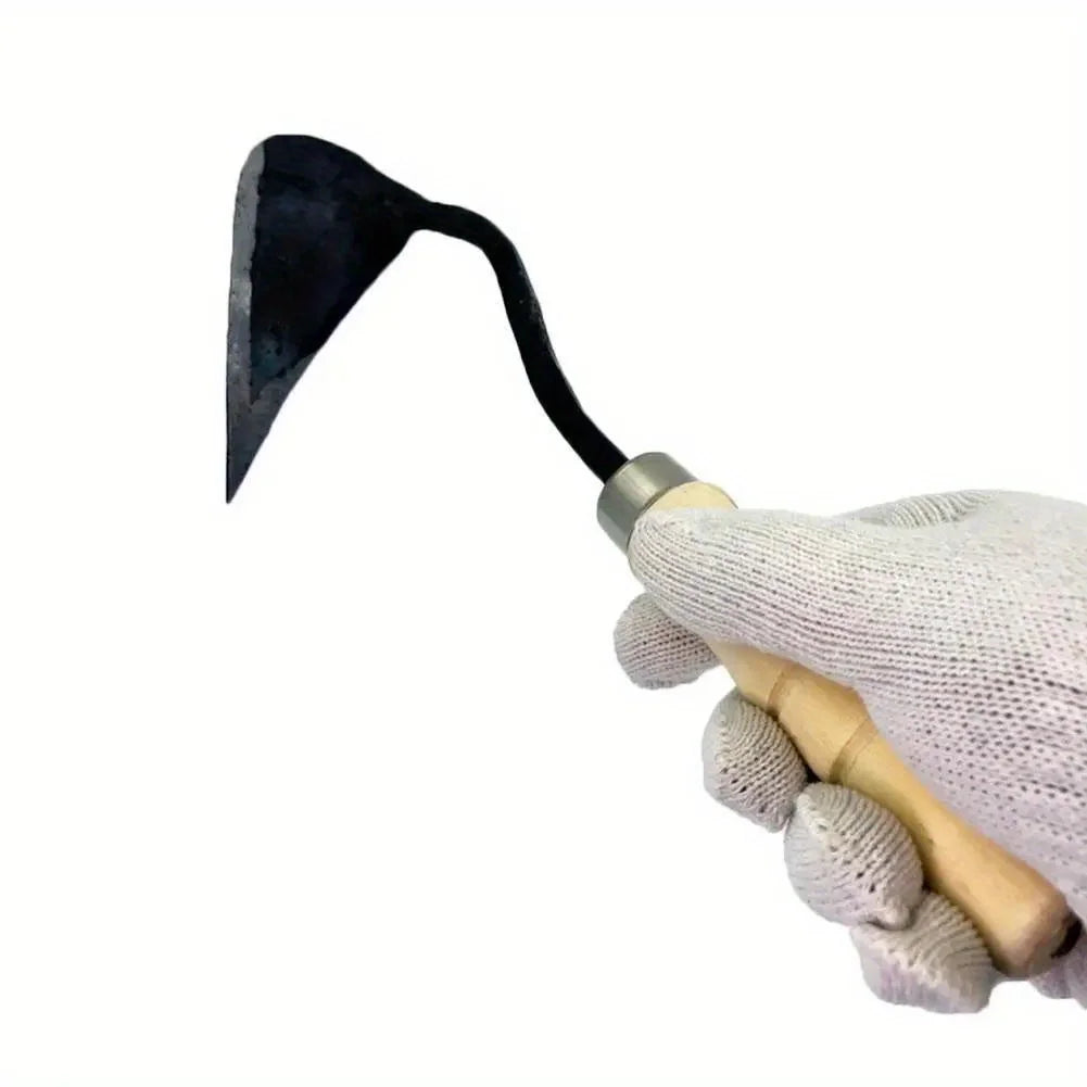 1pc Wooden Handle Multifunctional Garden Digger