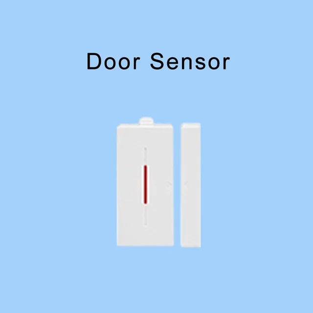 TAIBOAN 433MHz Home Burglar Alarm Host Accessories Wireless Link Smoke Sensor Door Magnetic Water Leak Detector Doorbell RFID