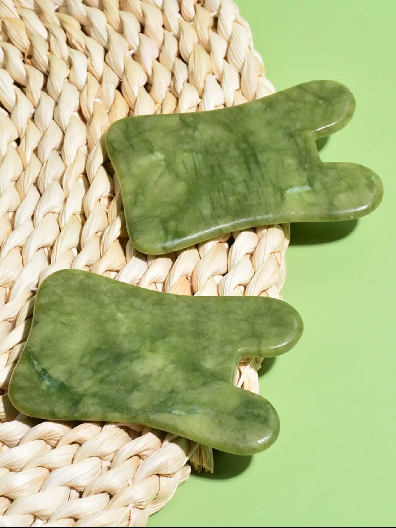 Natural Jade Stone Scraping Gua Sha Board Massager