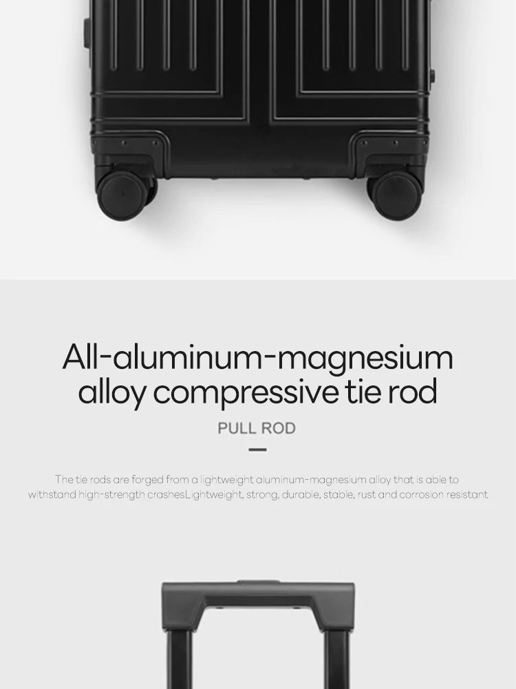 100% Aluminum-magnesium Travel Suitcase