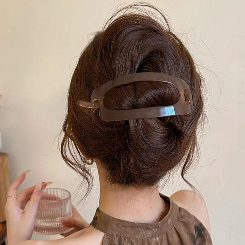 Oval Hollow Hairgrips