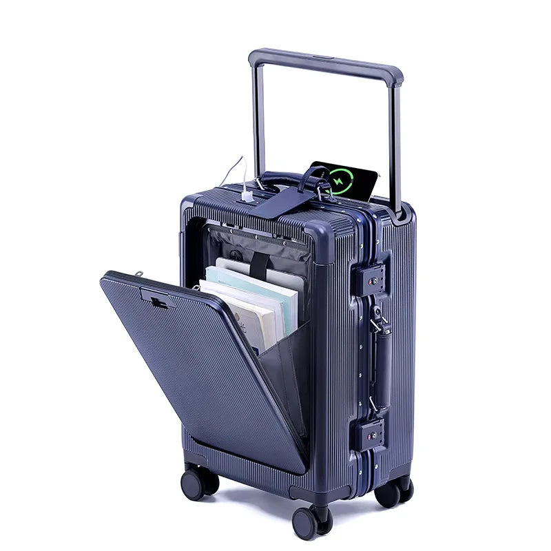 Front Opening Travel Suitcase