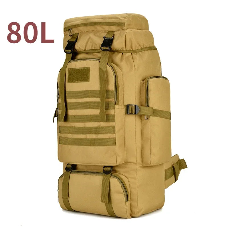 80L/100L Mountaineering Tactical Backpack