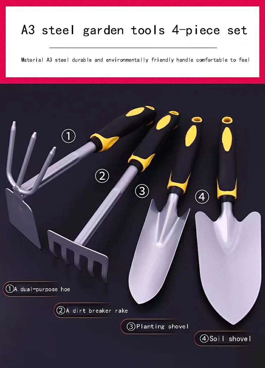 4-piece tree Planting Tools