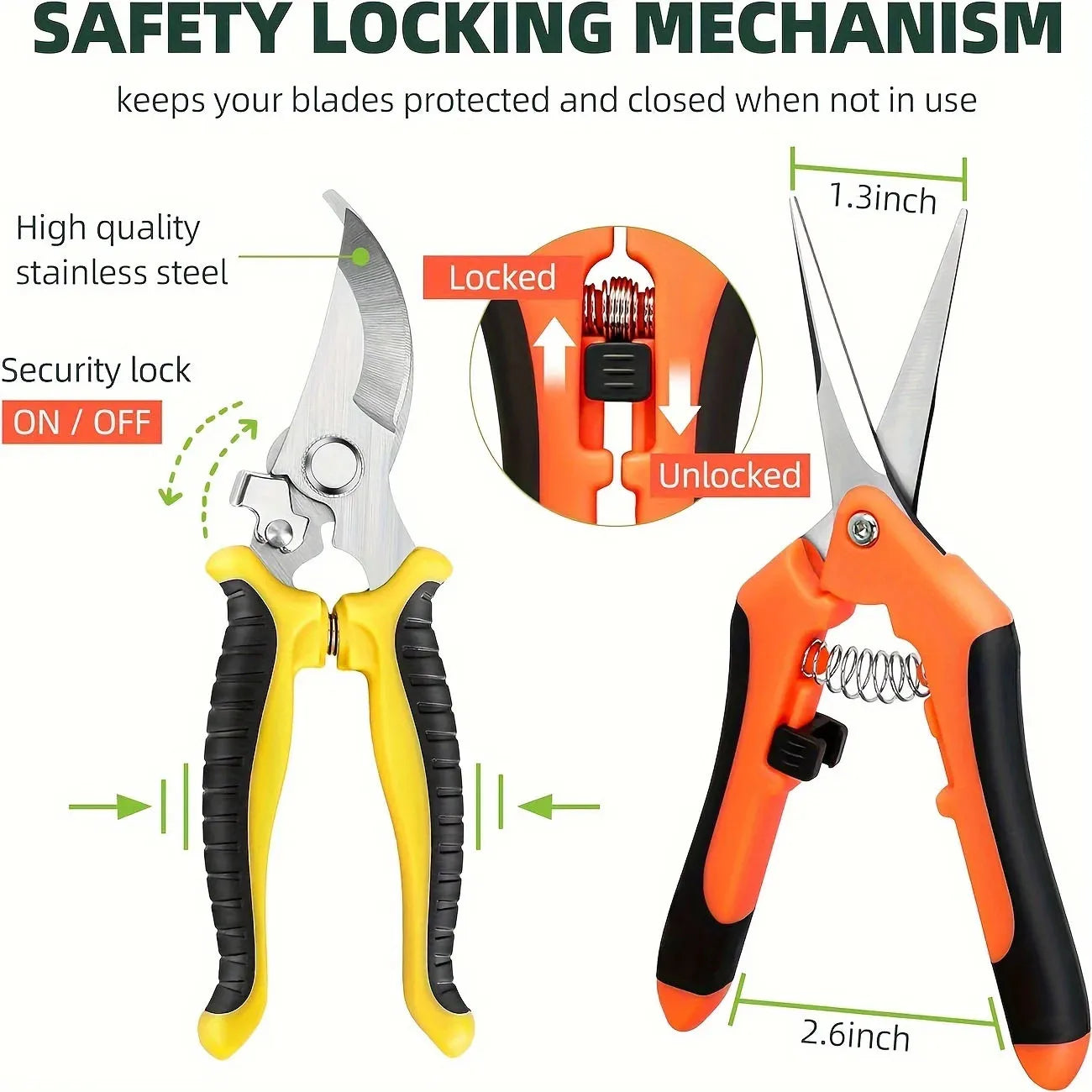 3PCS Gardening Scissors Set