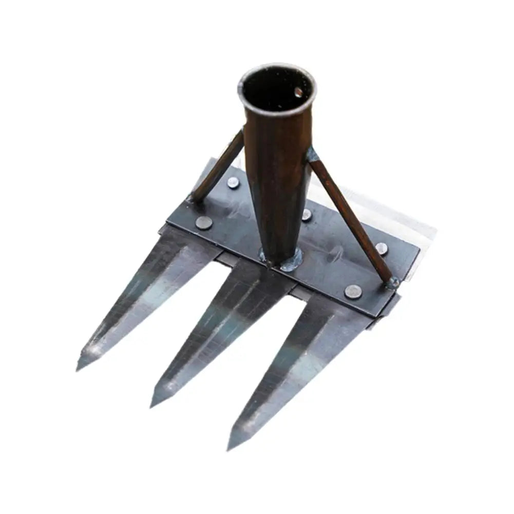 Heavy-Duty Steel Garden Hand Weeding Rake