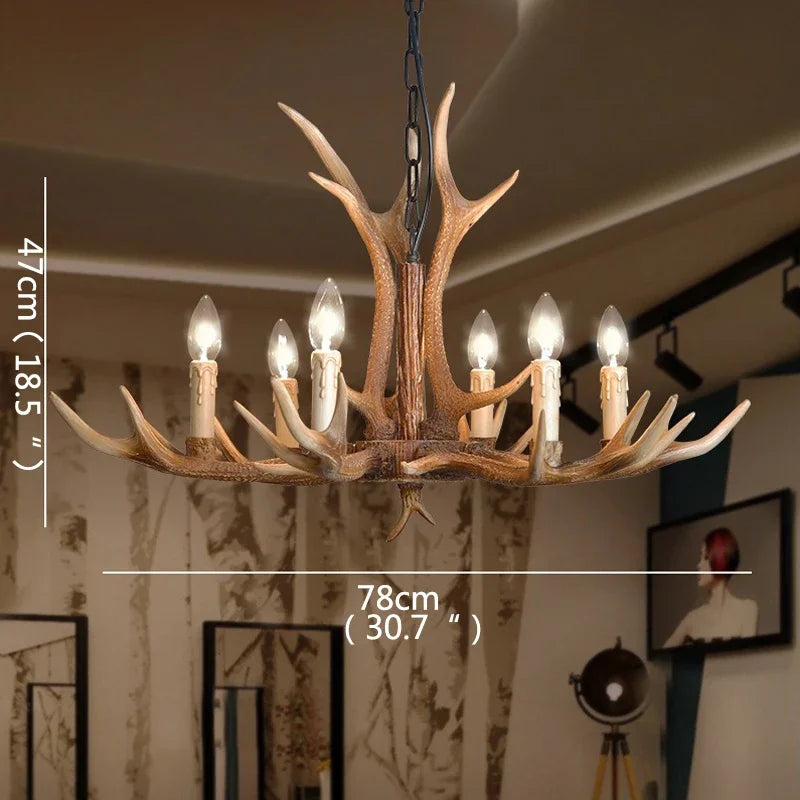 Nordic Antler Pendant Light