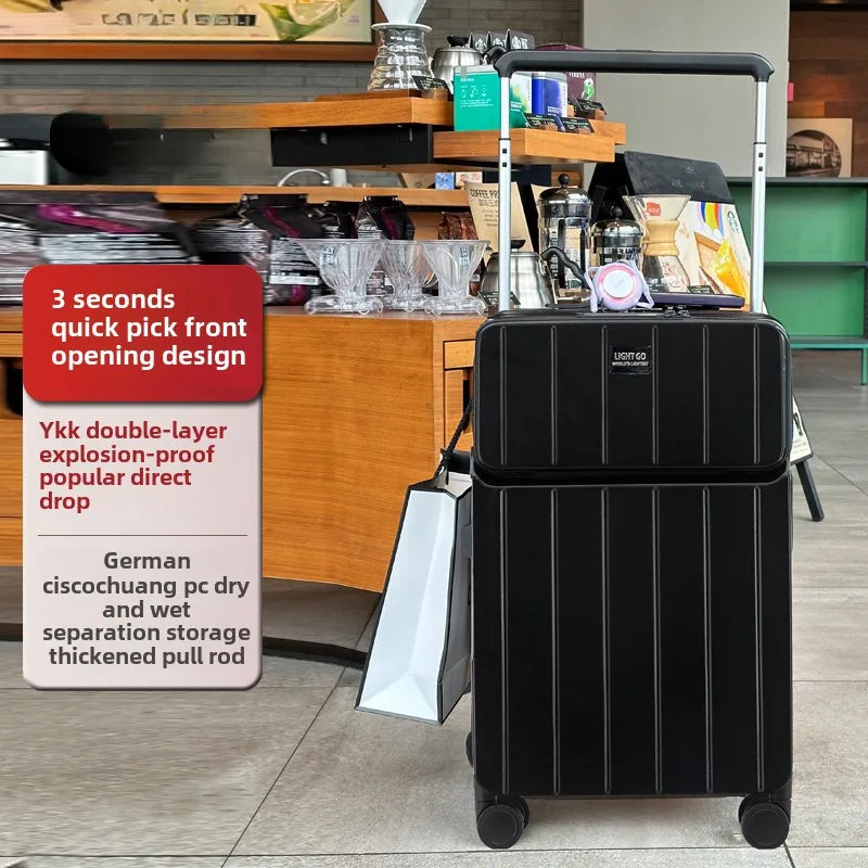 Front opening Rolling Luggage